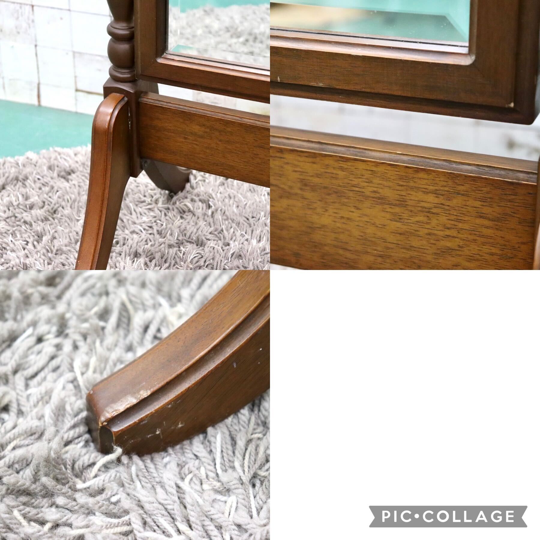 GMGS136○maruni / マルニ 地中海 スタンドミラー 全身鏡 姿見