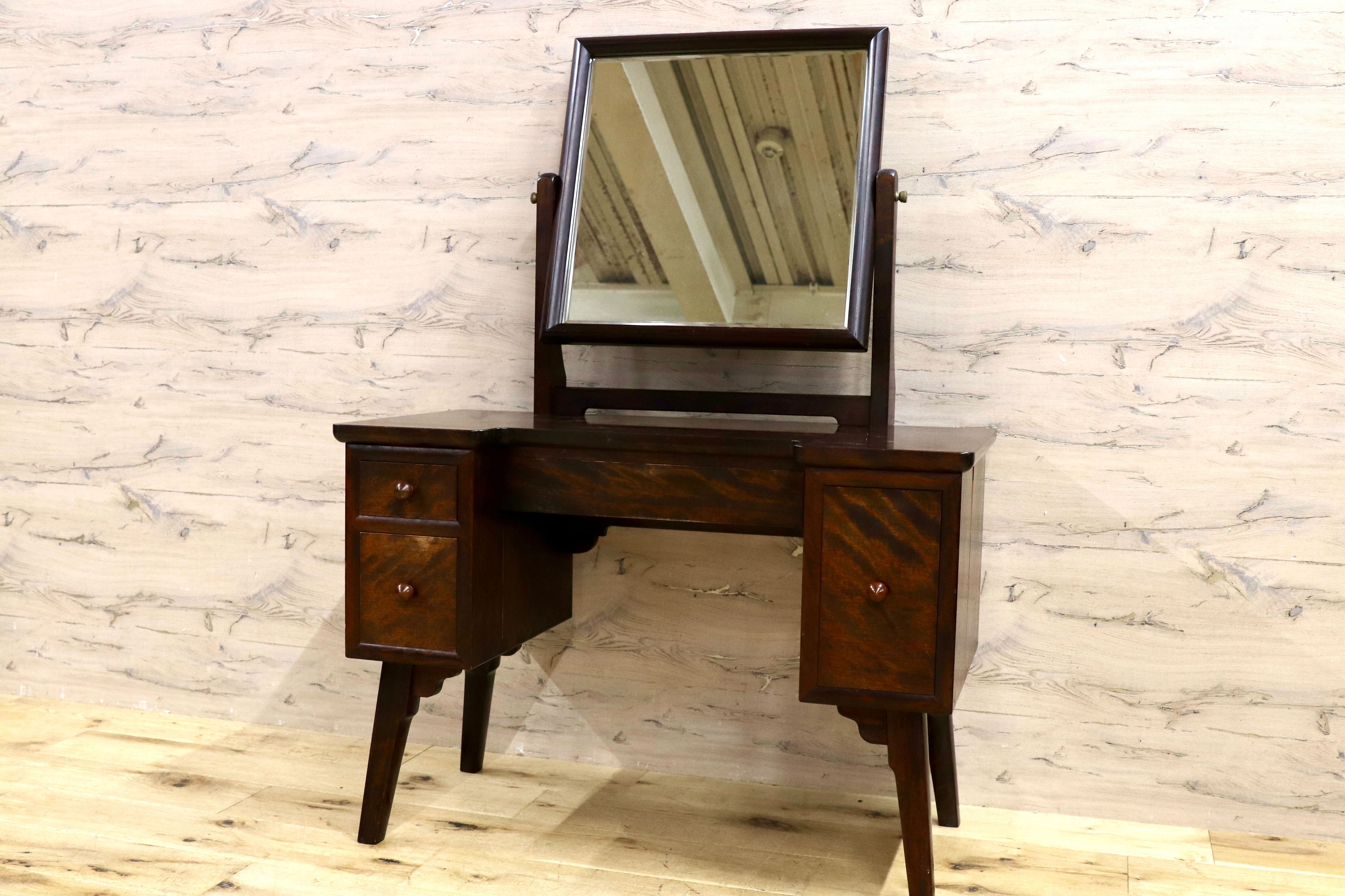 GMHS324○松本民芸家具 ドレッサー 鏡台 化粧台 和家具 ミズメザクラ