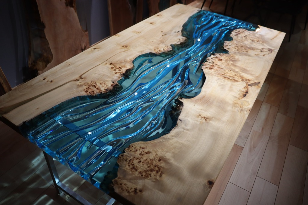GURUTEN XI-TOP-京丹後市でオーダーメイドのレジンテーブル・リバー