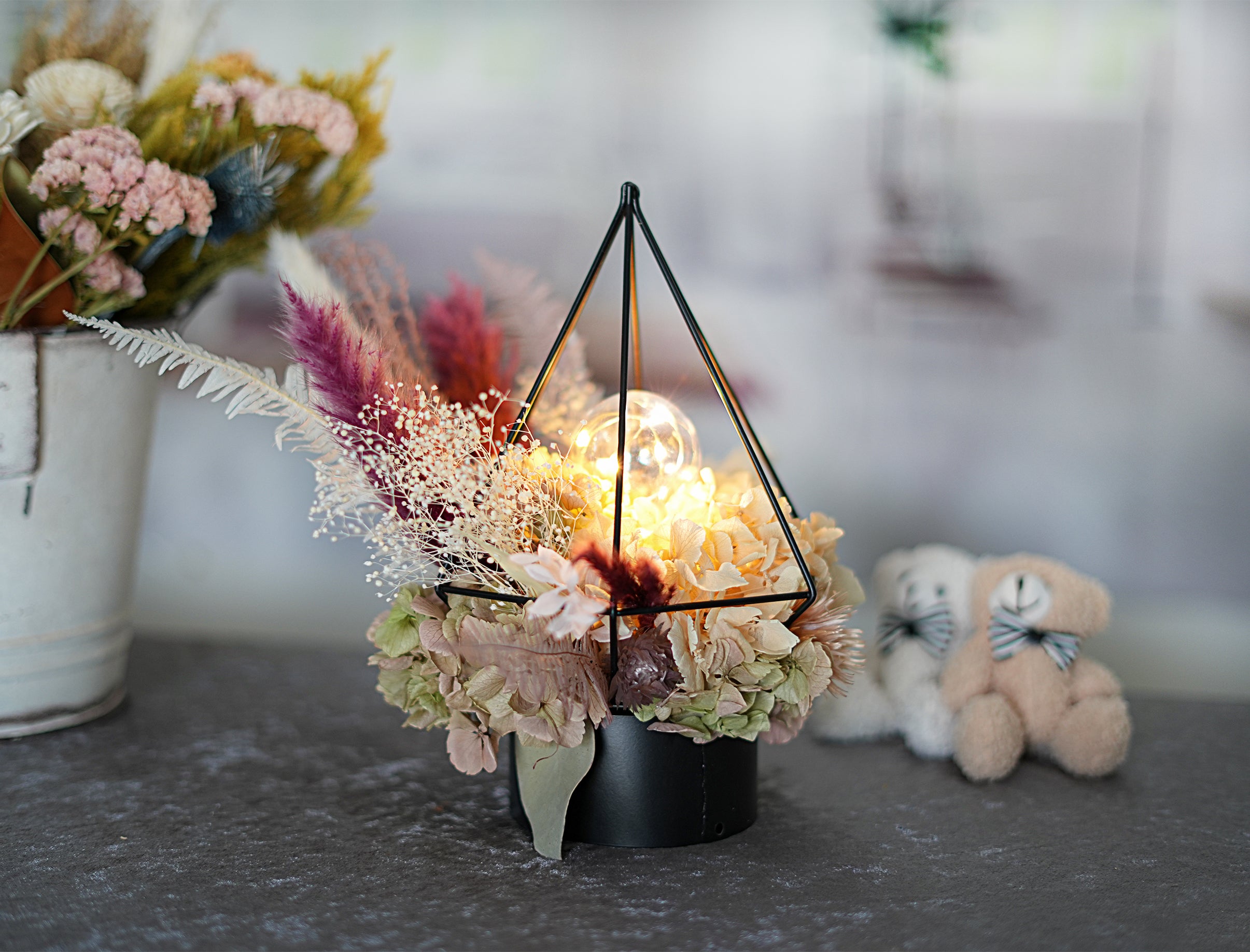 アンティークランプ - hananico（はなにこ） | ドライフラワーと