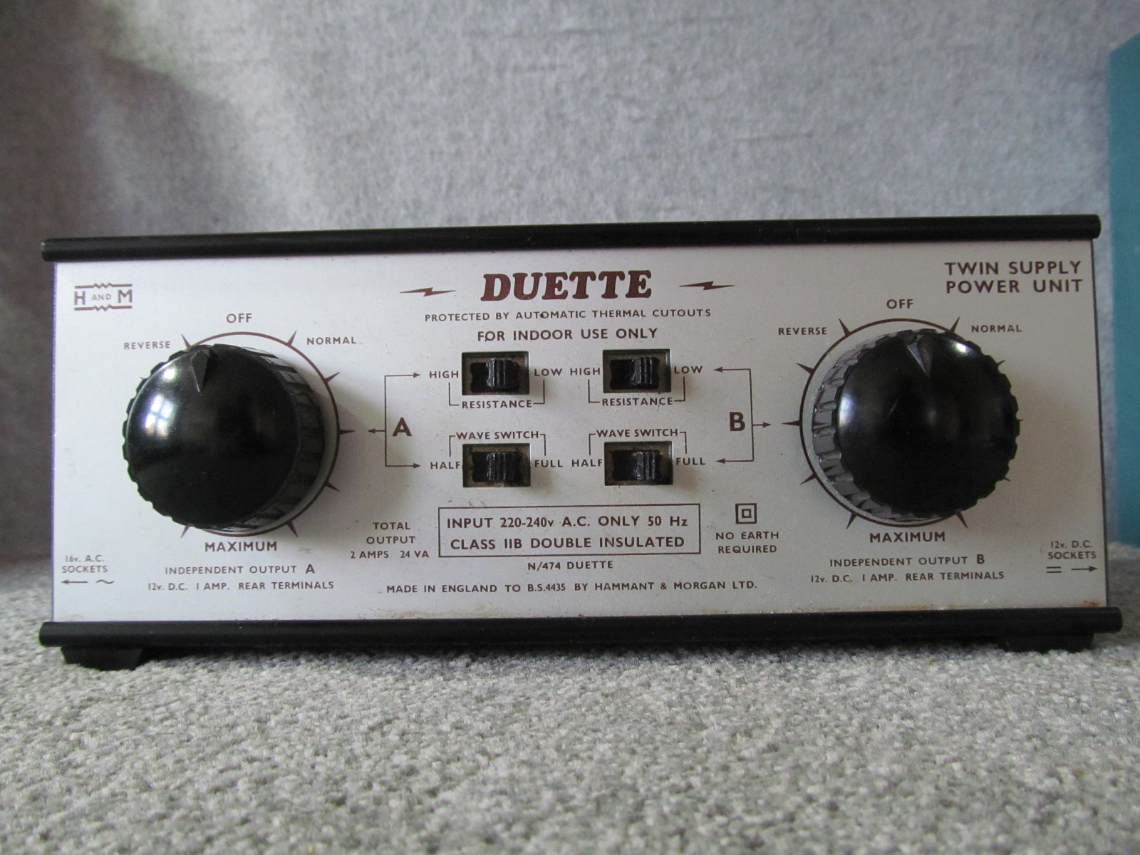 Hammant and Morgan Duette Shop . A Wide Selection Fully Tested