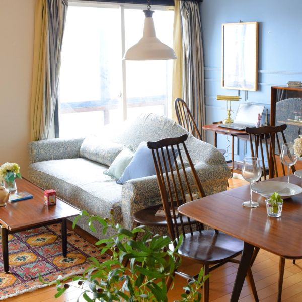 フランスのアンティークシェード、ホーローのおしゃれなペンダント