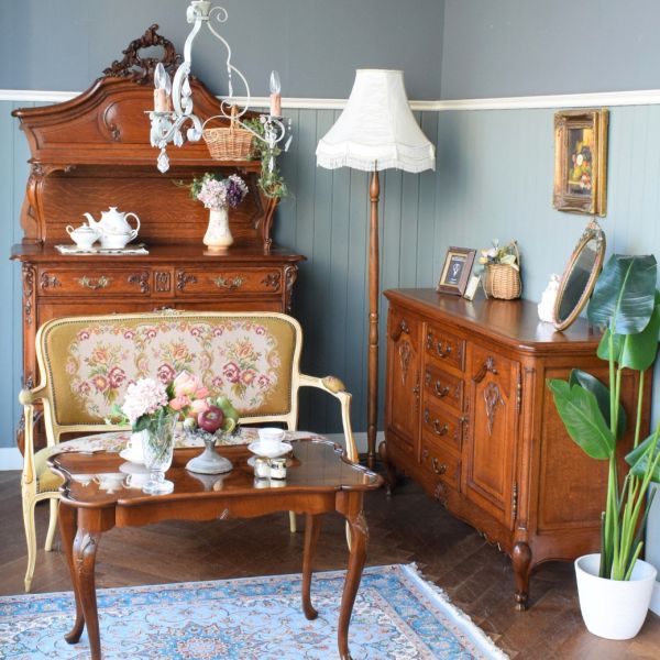 オールドノリタケの美しい陶磁器、手描きのお花が美しいアンティーク