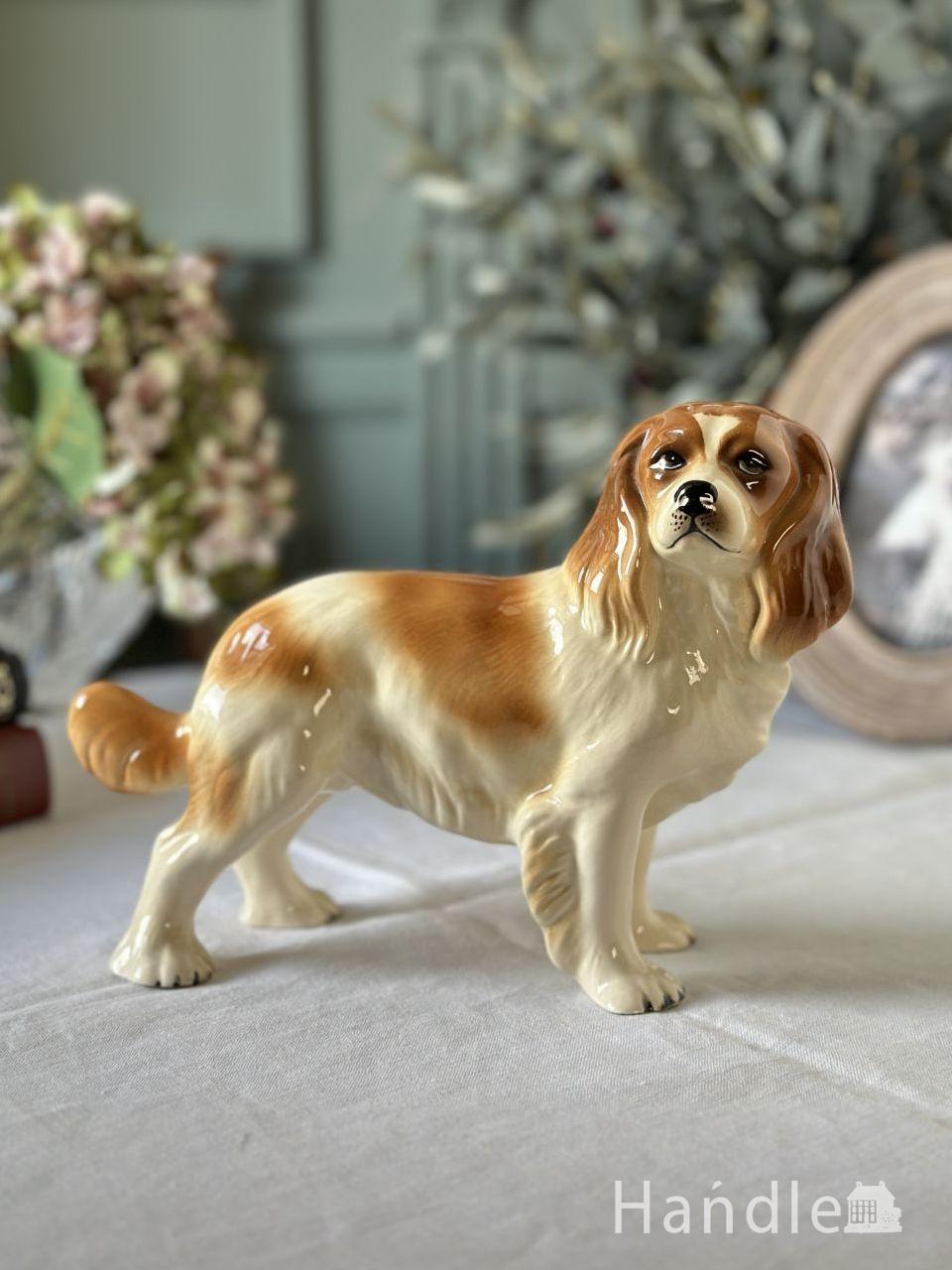 イギリスから届いたアンティークのフィギュリン、表情が優しい