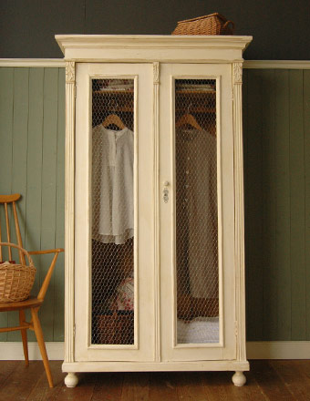 アンティーク グリアージュ ワードローブ(d-398)｜アンティーク家具