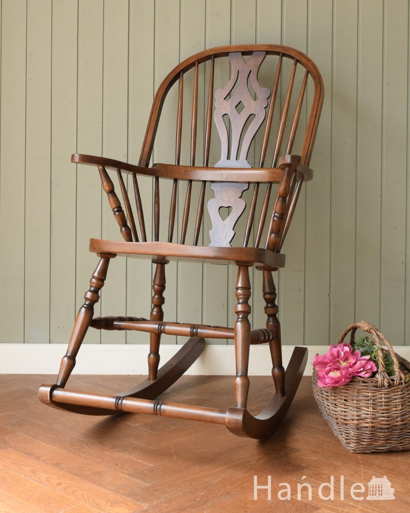 アーコール ウィンザーロッキングチェア[LY] (x-471-c)｜アンティーク