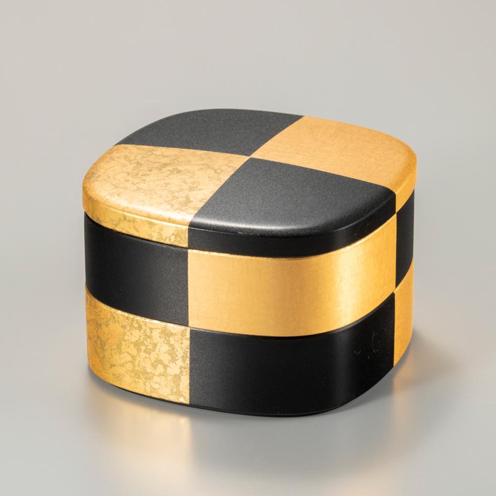 箔一 hakuichi 金箔 金沢箔 金沢 工芸品 金沢箔 華おぼろ 三段重 朱