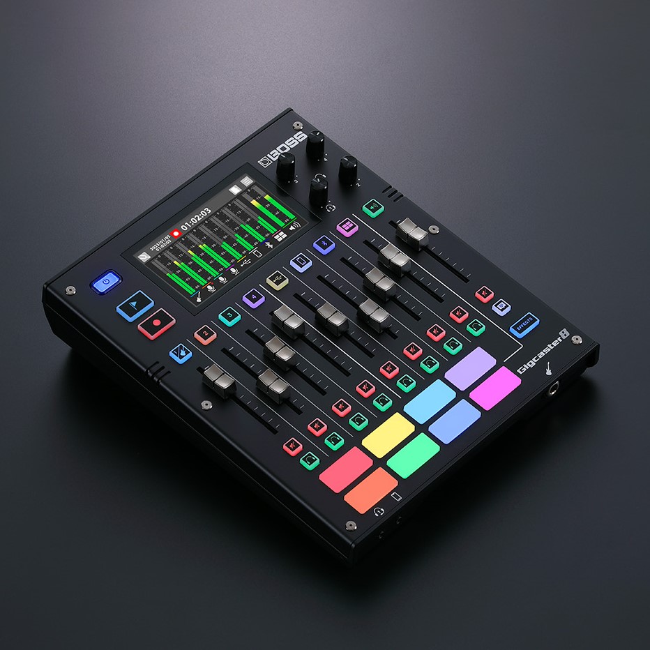 BOSS『Gigcaster 8』ストリーミング用ミキサー 8ch – Haluna Guitar Studio