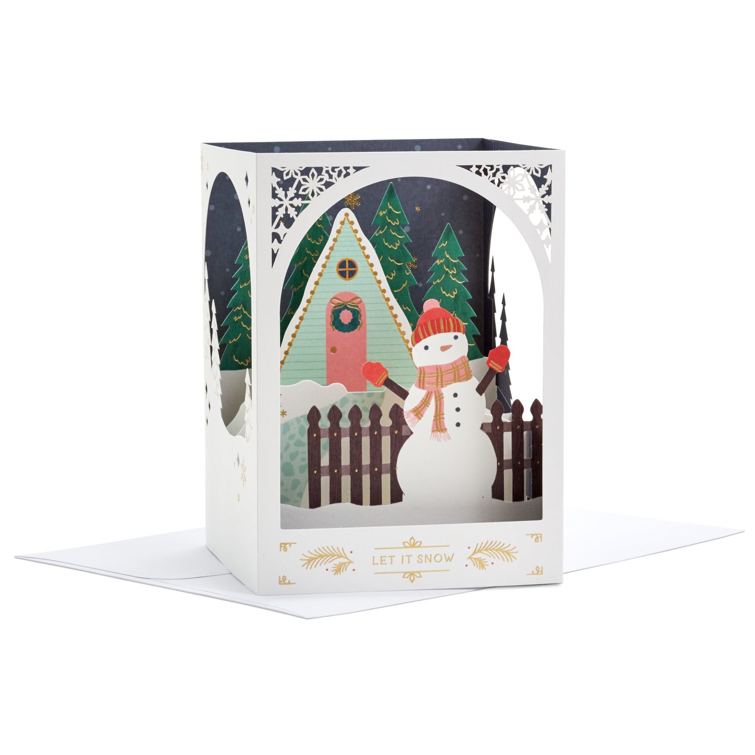 アウトレット】You Make the Season Magic Snowman 3D Pop-Up
