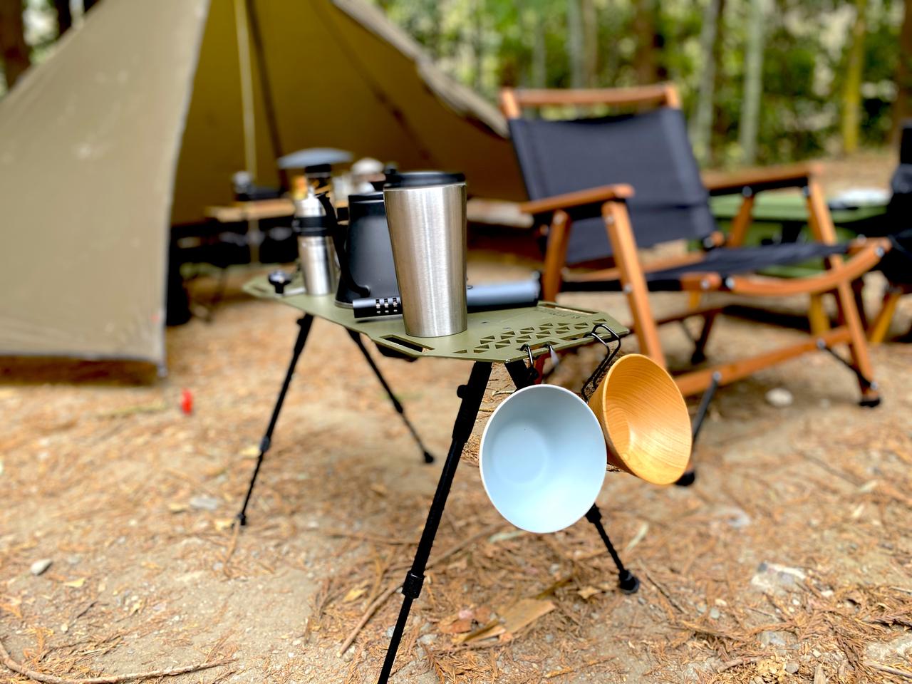 VENTLAXの焚き火サイドテーブル『VLAT-M70』は男心をくすぐる魅力が