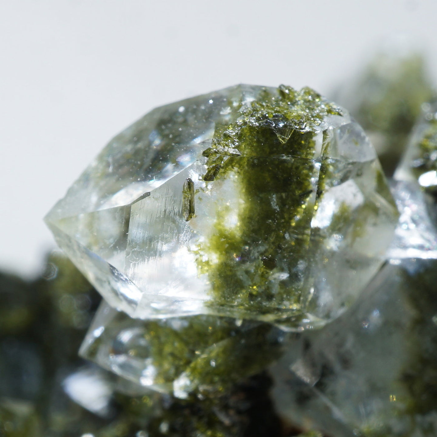 トルコ産 エピドート・水晶 – 天然石ハッピーギフト