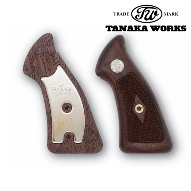 タナカワークス 木製グリップ＋Weight SW Jフレーム スクエアバット