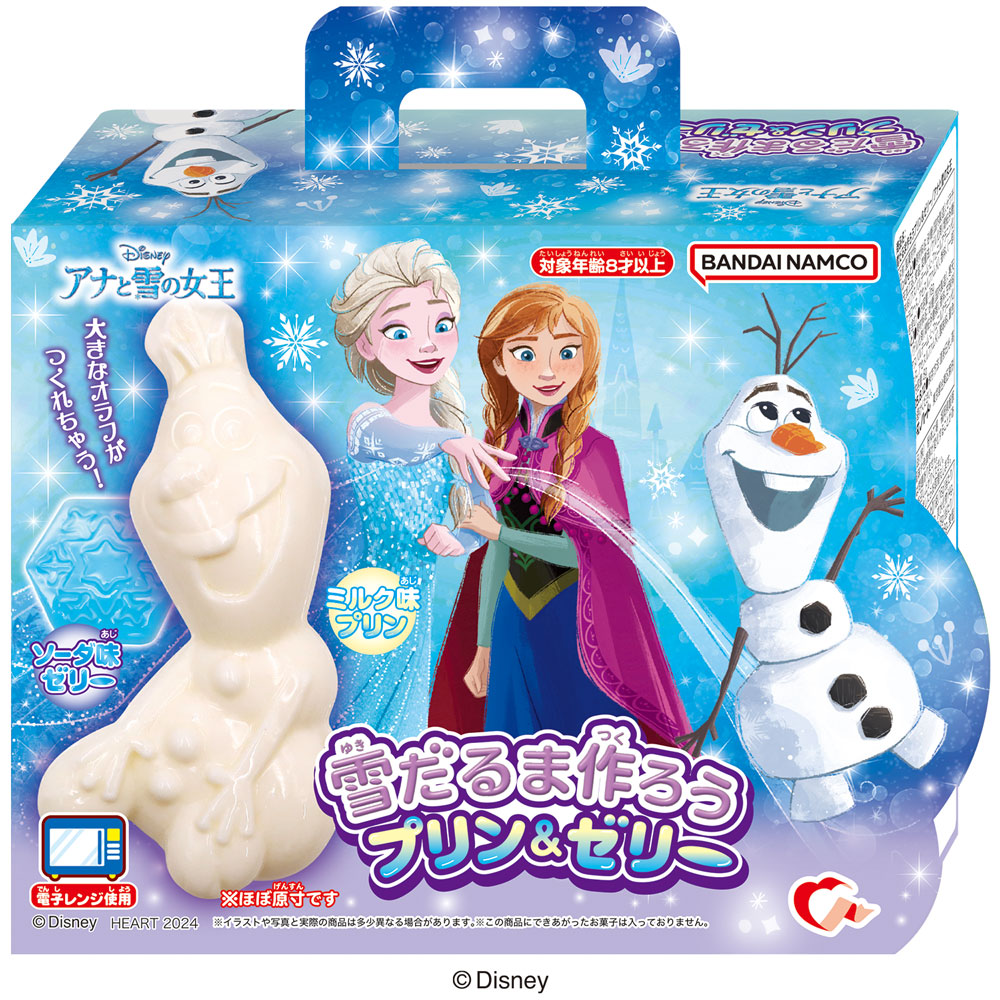 雪だるま作ろうプリン＆ゼリー／アナと雪の女王 - 株式会社ハート