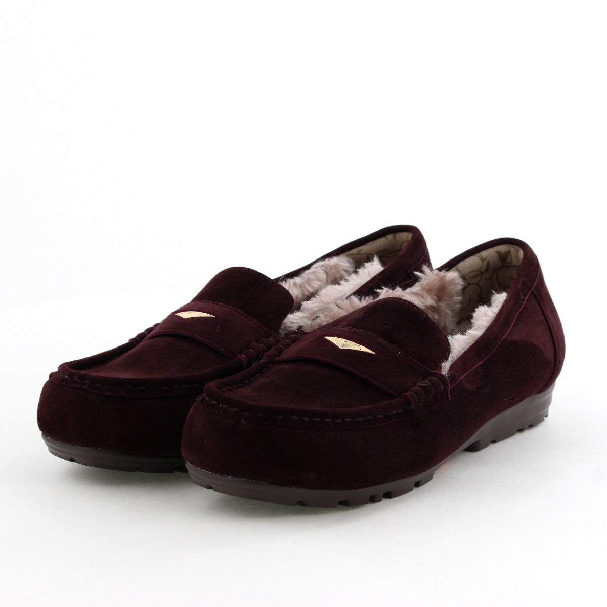 25AW/再入荷】メタルポイントふわふわモカシン/651332