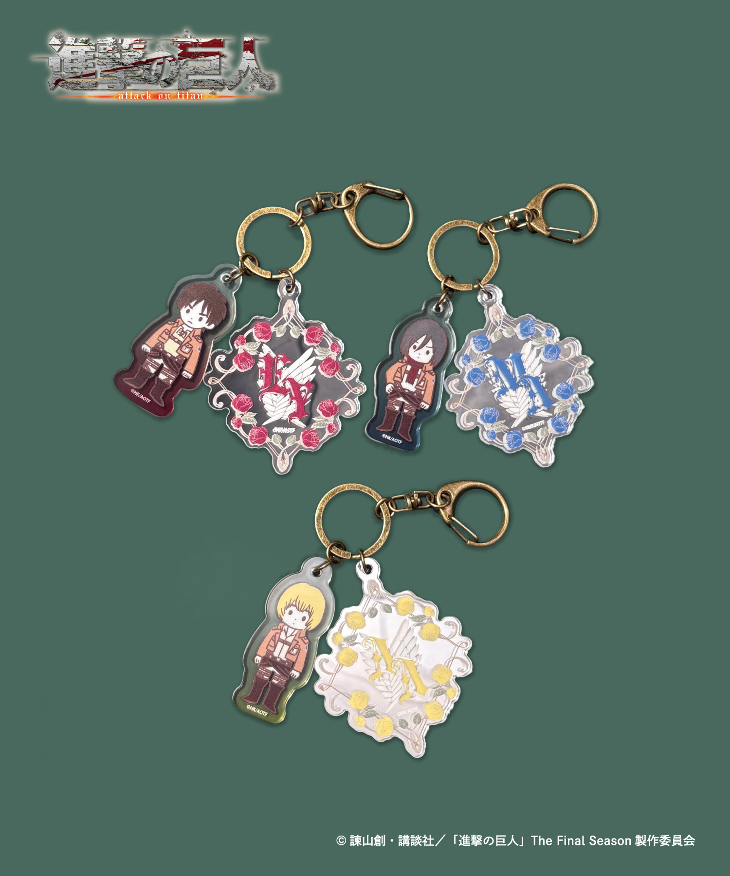 TVアニメ『進撃の巨人』アクリルミラーキーホルダー_ミカサ｜HICUL