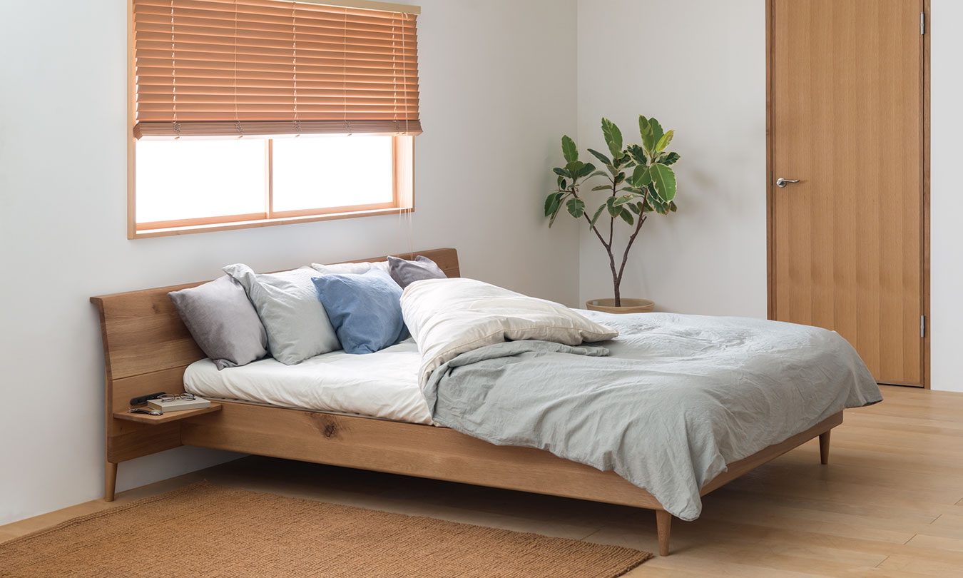 月光 スタンダードベッド ベッドフレームのみ | 飛騨産業株式会社