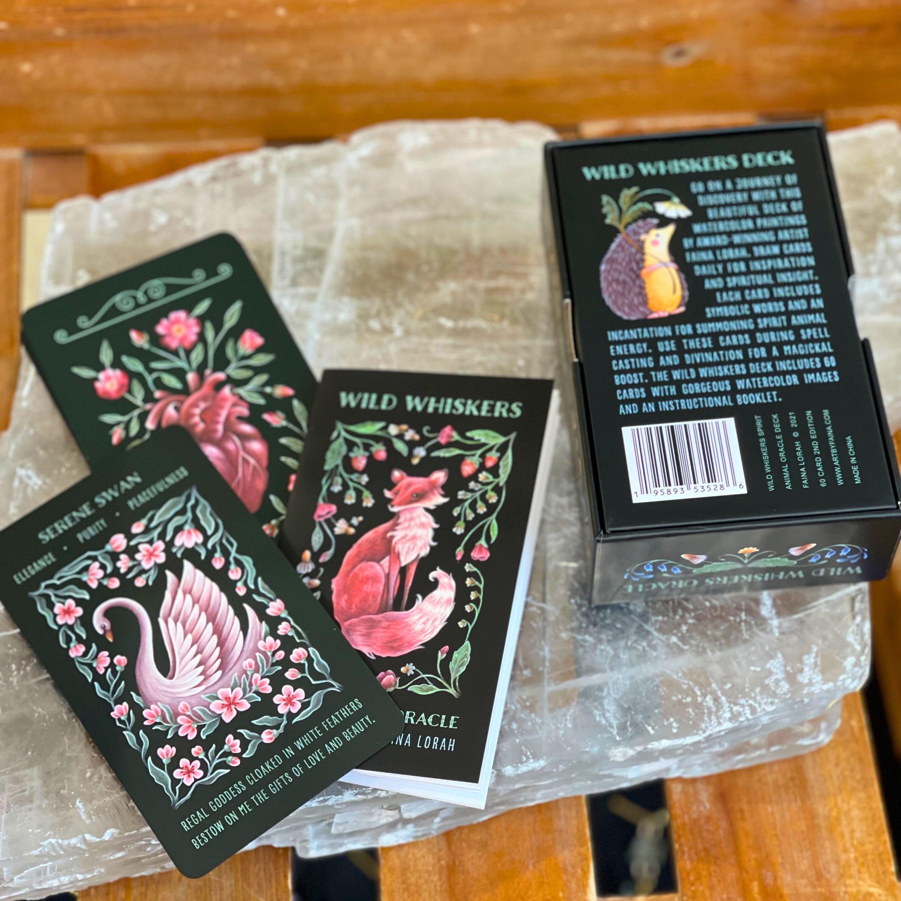 Wild Whiskers Oracle Deck- Spirit Animal Divination Oracle