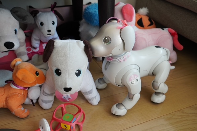 aiboグッズ紹介】タイトーaiboくじ、2倍サイズのaiboのぬいぐるみ