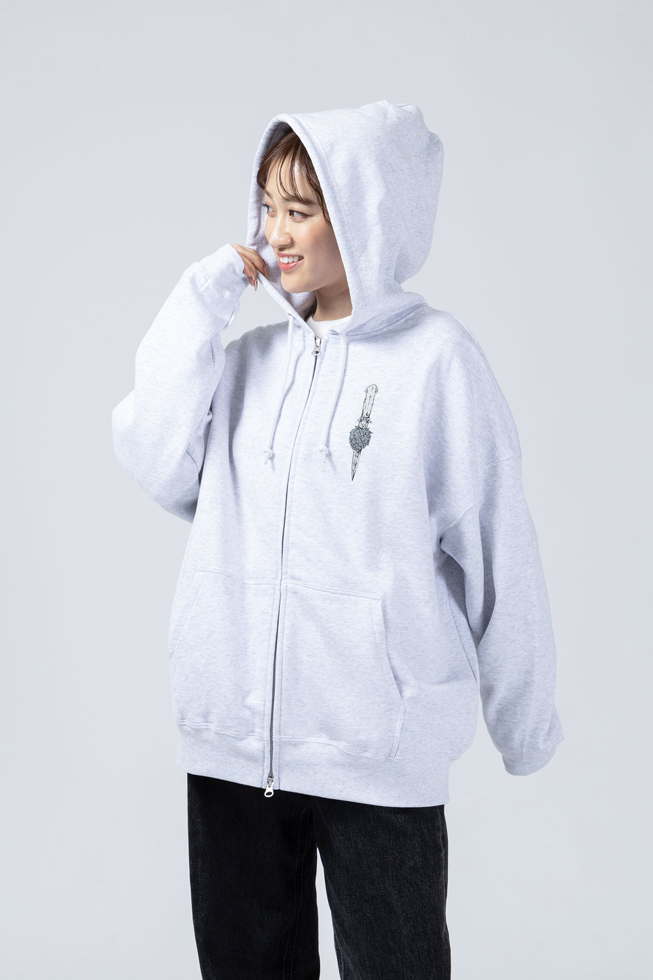 フロントジップ キャンプぁい フーディ | HILLS FIELD(ヒルズ