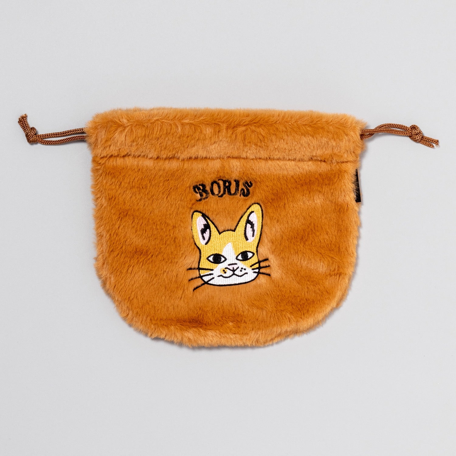 台湾展 巾着袋（大）ブラウン – ボリス雑貨店