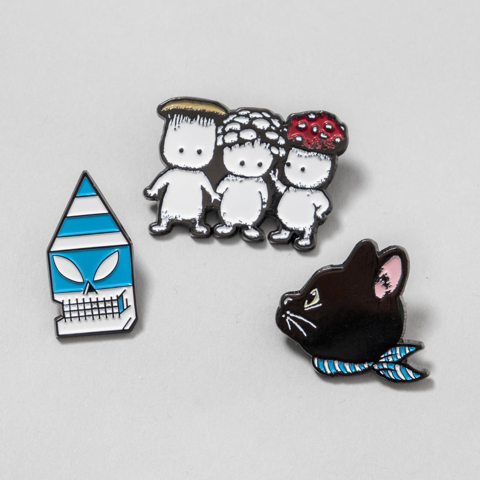 ピンズ3個セットSKULL TOYS×HIGUCHI YUKO – ボリス雑貨店