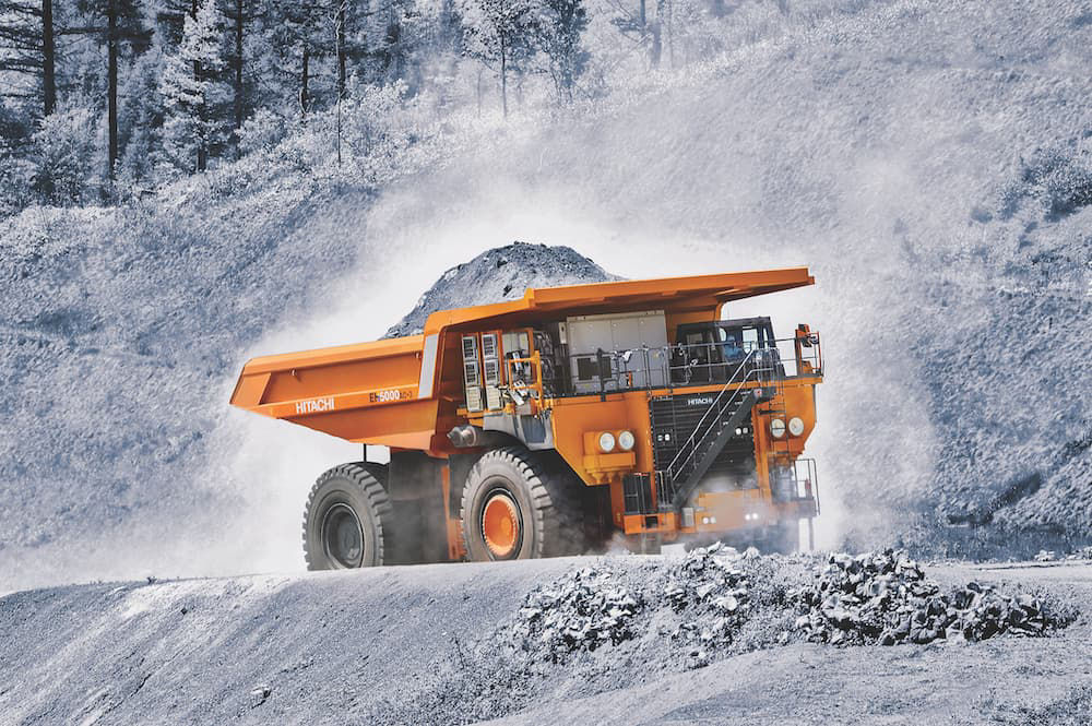 EH5000AC-3, LA Rigid Dump Trucks - Hitachi Construction Machinery