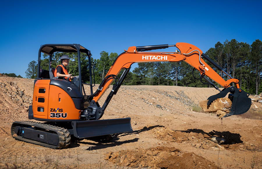 ZX35U-5N Compact Excavators - Hitachi Construction Machinery Americas