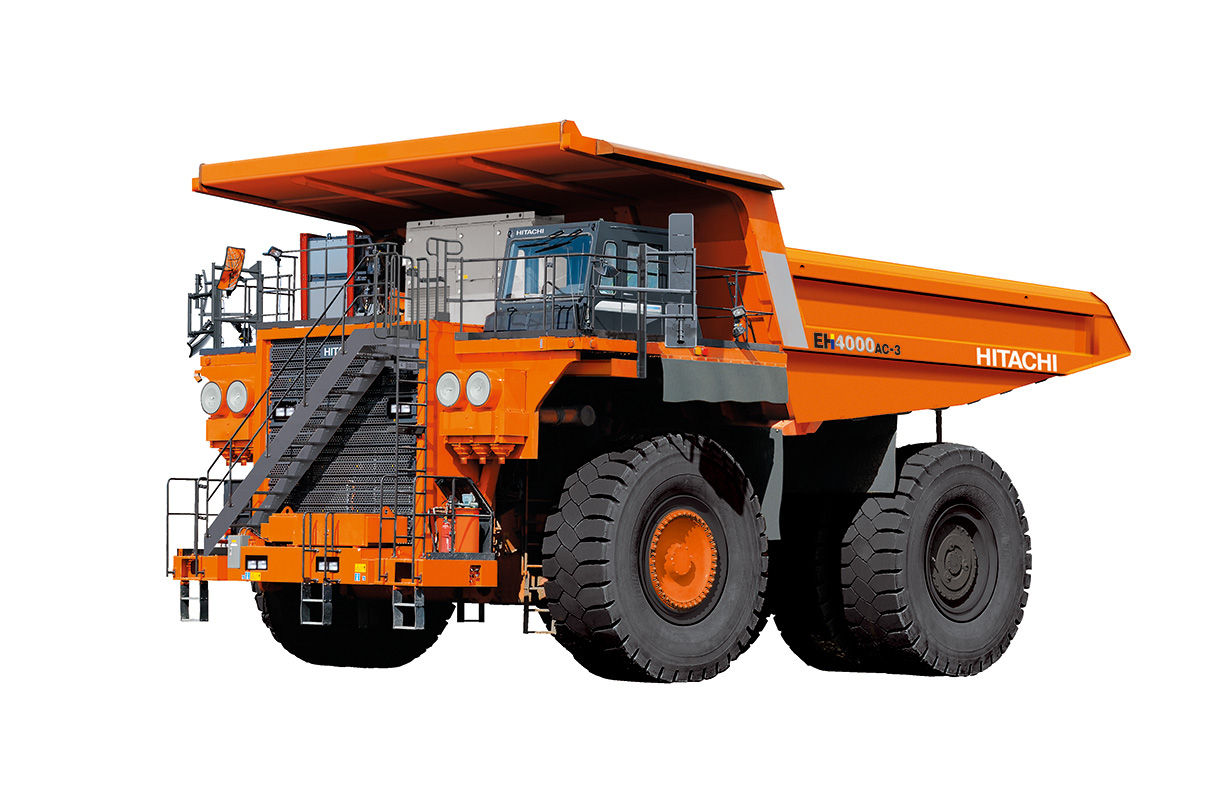 EH5000AC-3, LA Rigid Dump Trucks - Hitachi Construction Machinery