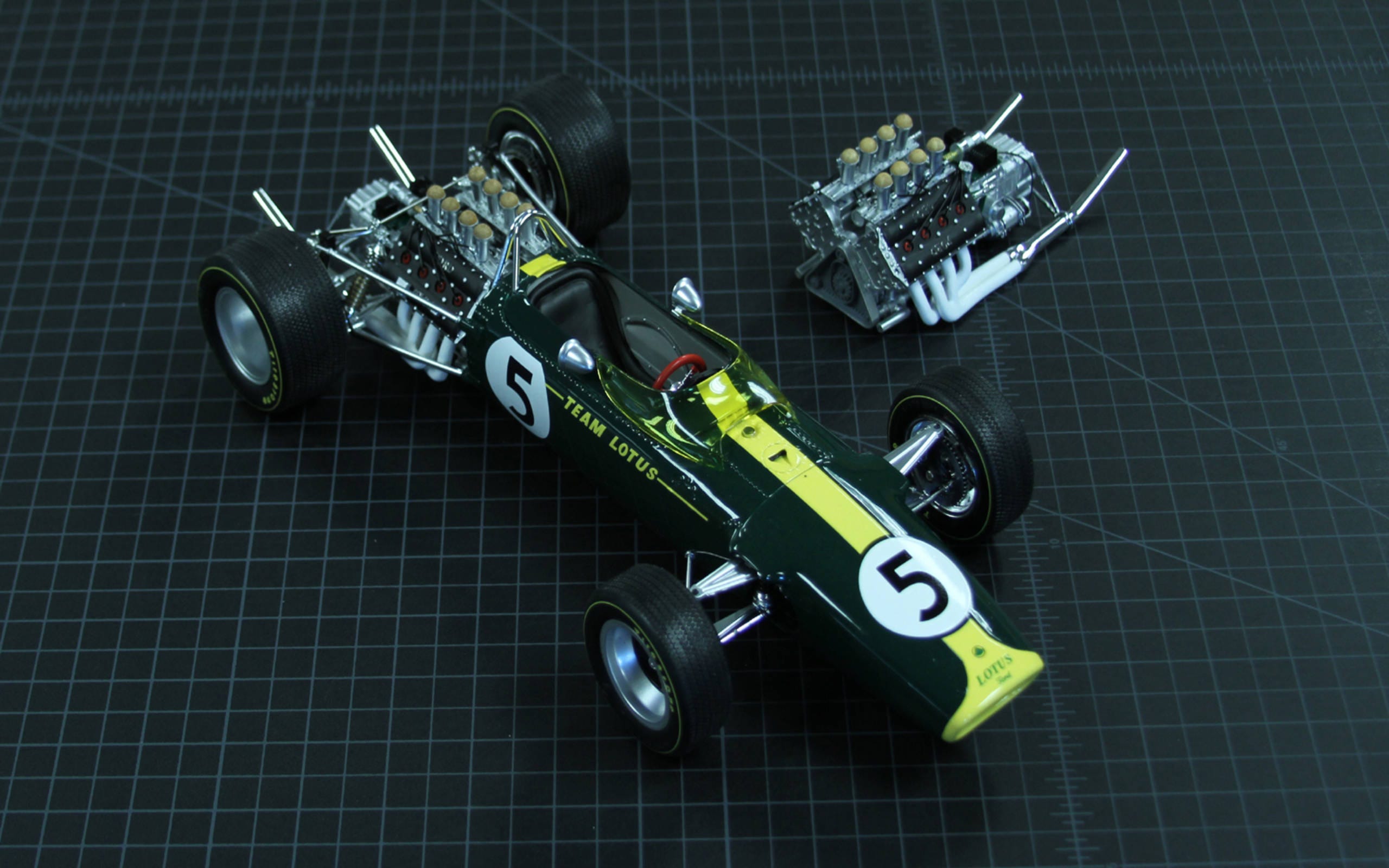 This incredible scale tribute to Jim Clark's Lotus 49 deserves a