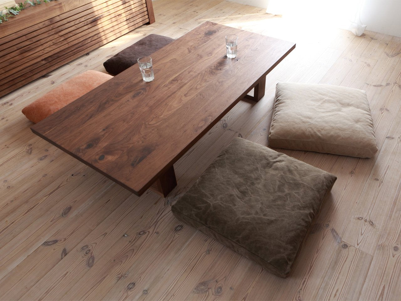 値下 広松木工 CREPA クレッパ センター テーブル ローテーブル 天然木