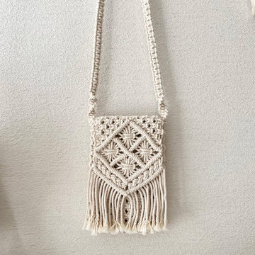 Macrame Ciconia / マクラメショルダーバッグキット – Craftie Home