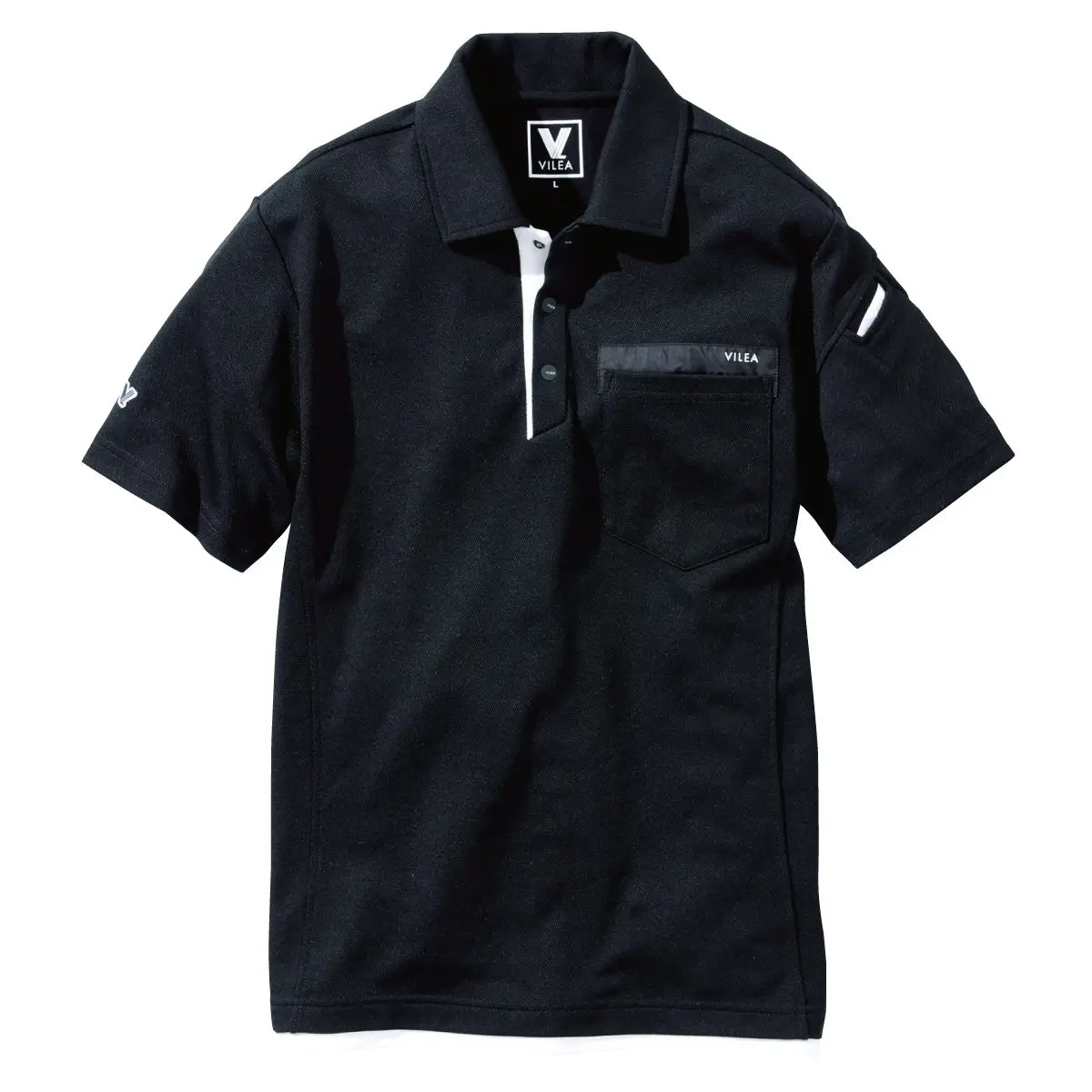 505半袖ポロシャツ - HOOH VILEA 作業着と電動ファン付き快適ウェアの