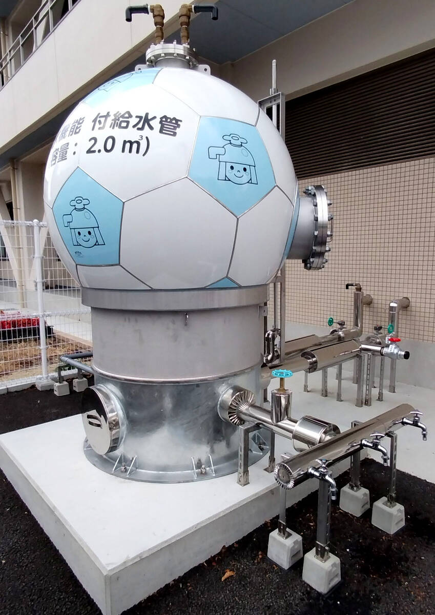 高槻市に大阪府初の貯水機能付給水管 小中学校に順次設置「災害に強い