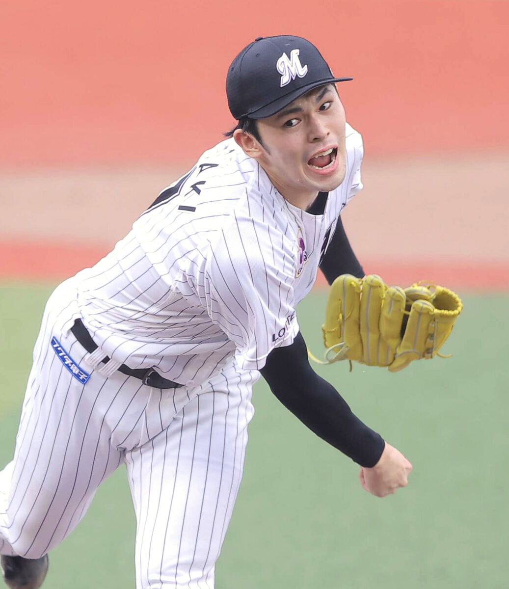 ロッテ】佐々木朗希、自己最速タイの165キロ計測｜パ・リーグ.com