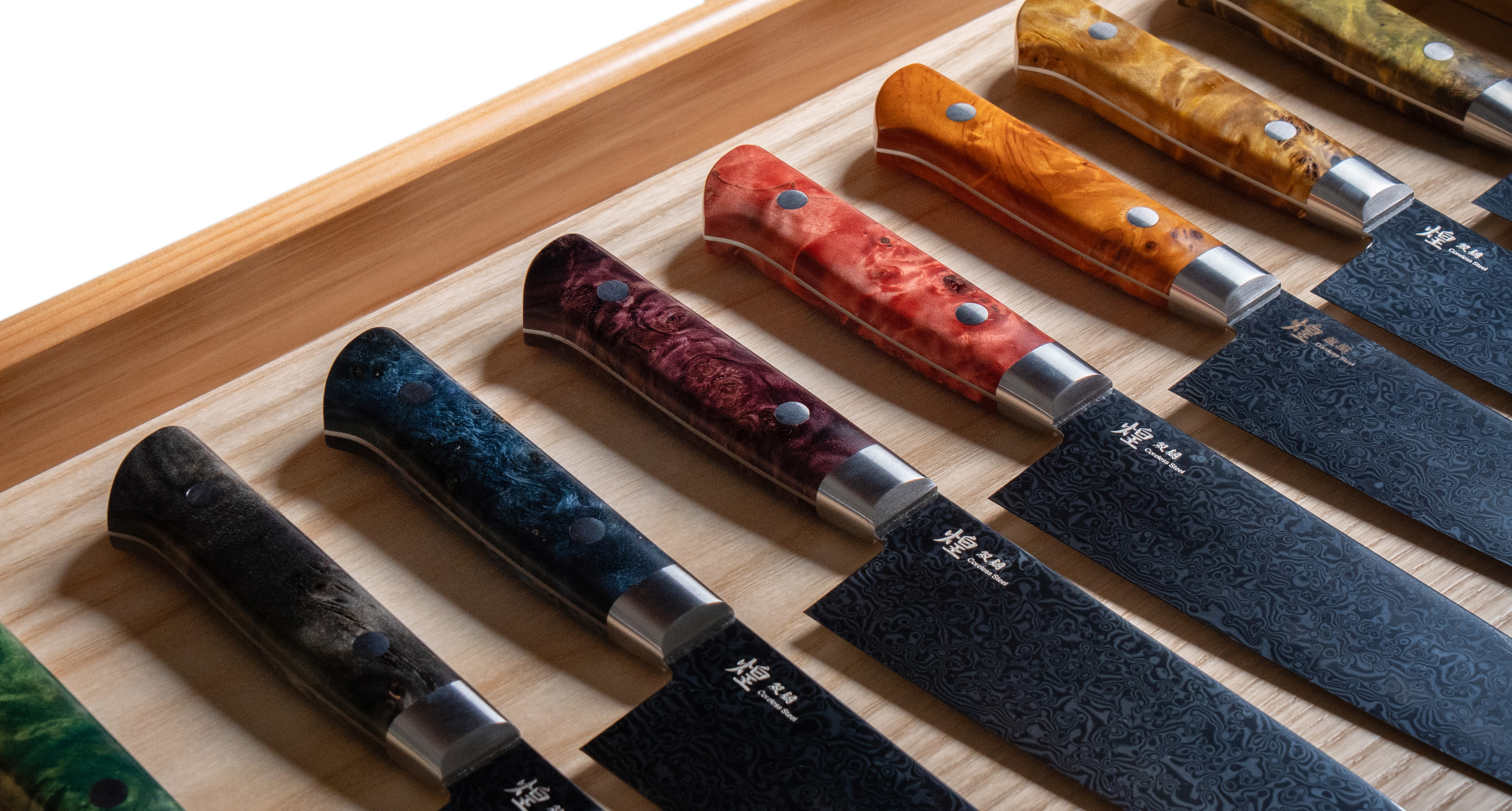 煌 -双鋼- コアレス 三徳包丁 夜叉（やしゃ） – 堺一文字光秀