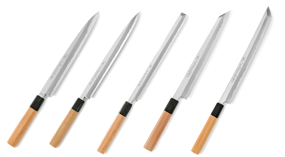 どの刺身包丁がおすすめ？｜柳刃包丁・切付柳刃包丁・先丸たこ引きの