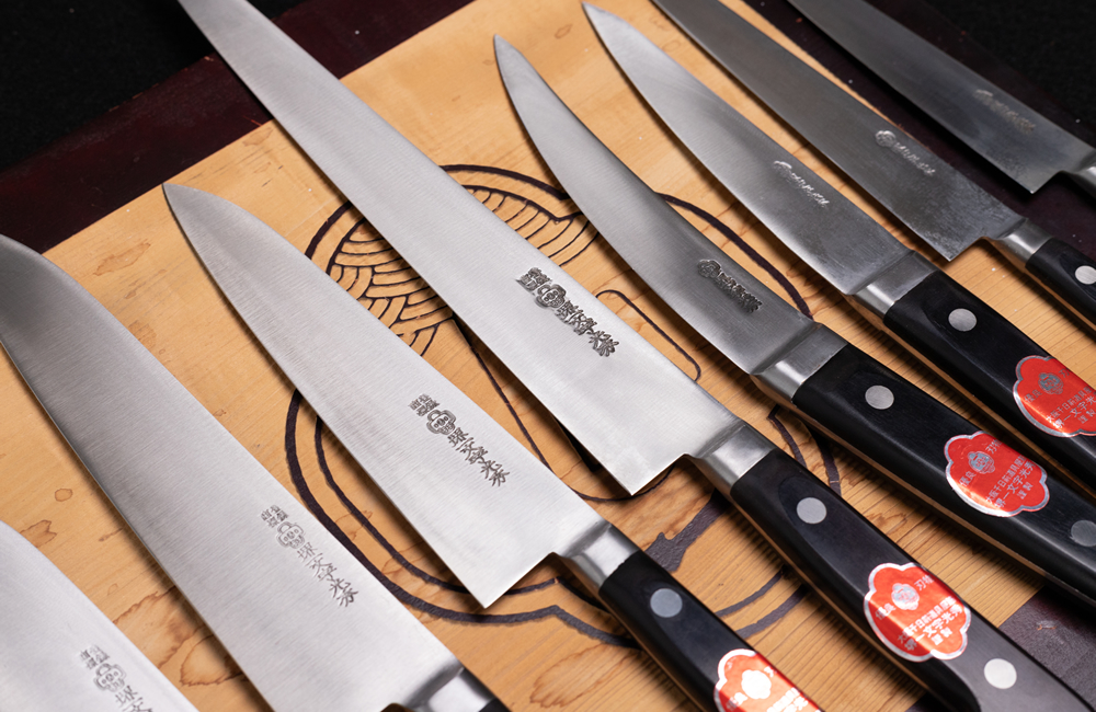 堺一文字光秀特上骨スキ包丁 角型