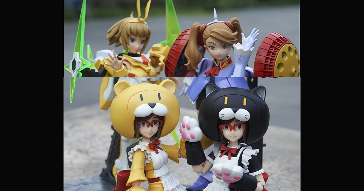 ガンダムビルドファイターズ連載】作例：ガンプラコスヒロインズをより