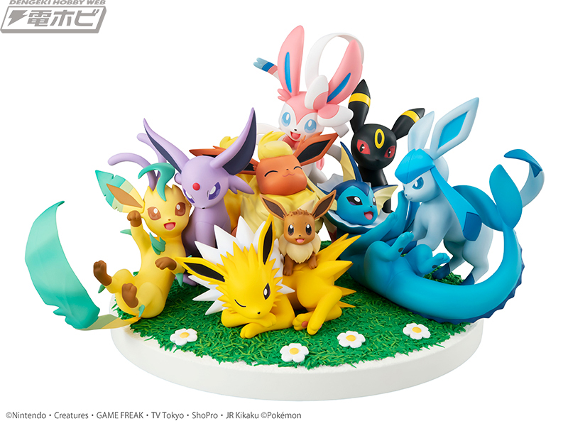 イーブイとその進化ポケモンが全員集合！『ポケットモンスター』360度