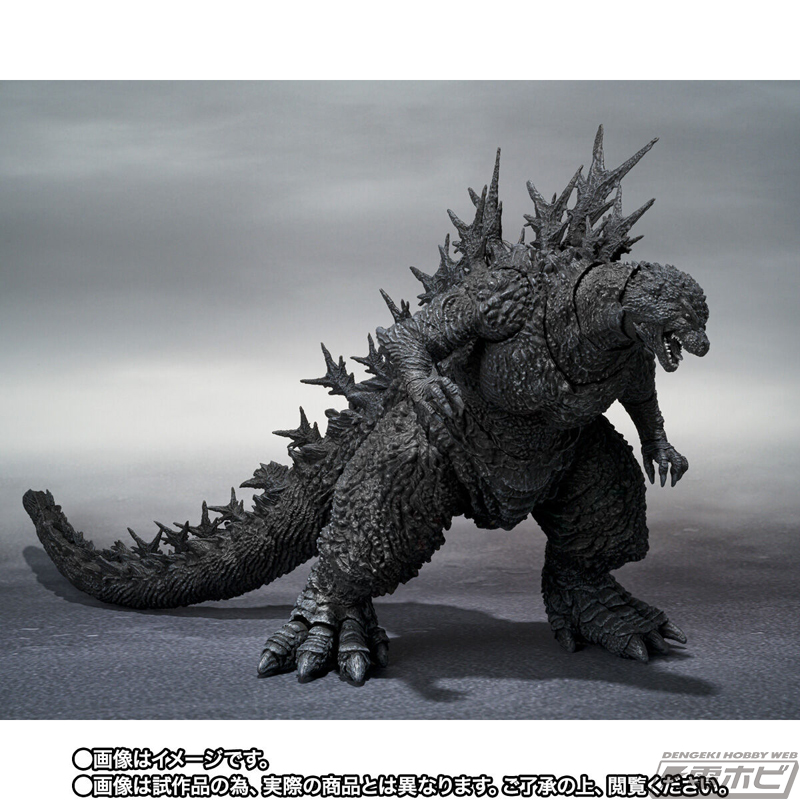 ゴジラ-1.0／C』モノクロVer.のゴジラ（2023）がS.H.MonsterArtsで