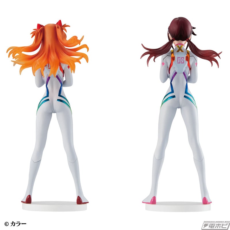 白いプラグスーツ姿のマリとアスカが豪華彩色で立体化！フィギュア