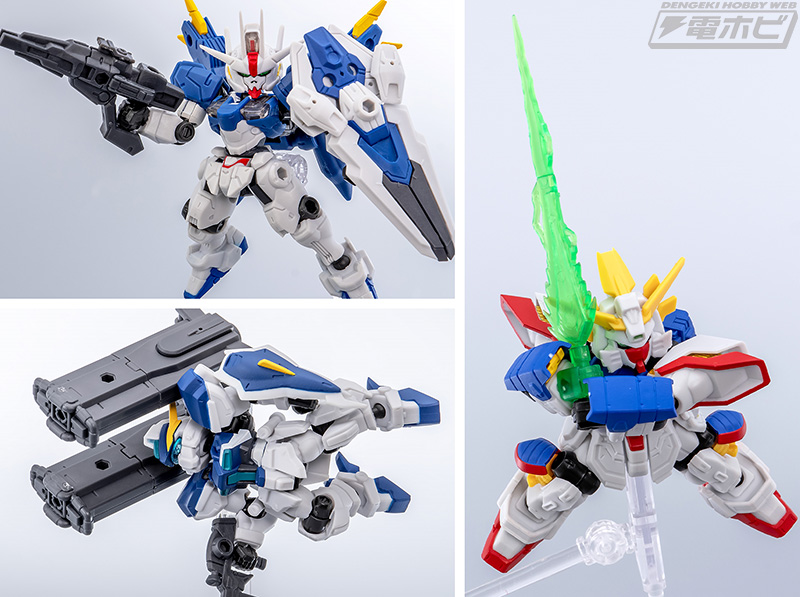 シャイニングガンダム、ガンダム・エアリアル（改修型）、そして