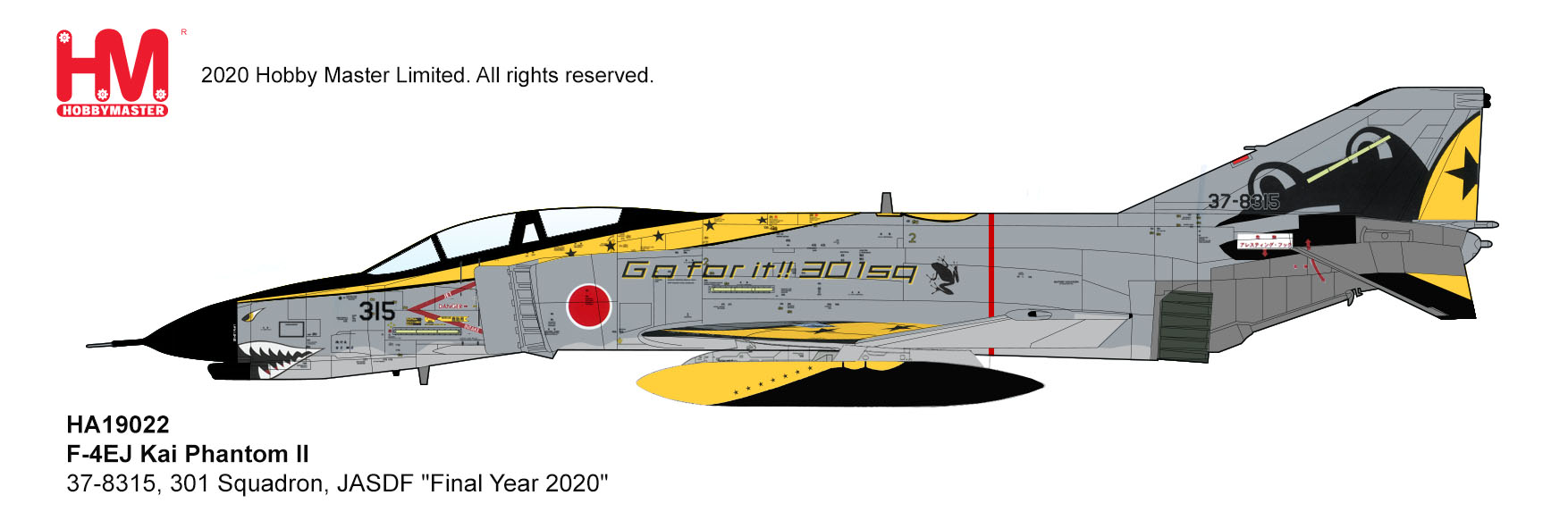 F-4EJ Kai Phantom II 37-8315, 301 Squadron, JASDF 