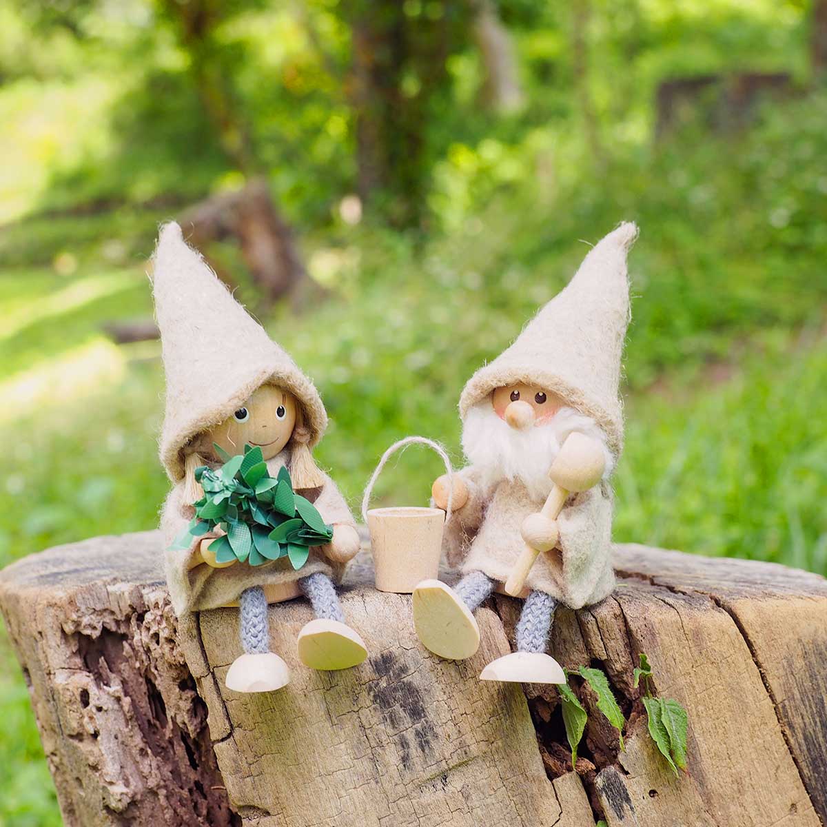 NORDIKA nisse ノルディカ ニッセ 木製人形 ( サウナニッセ / 女の子