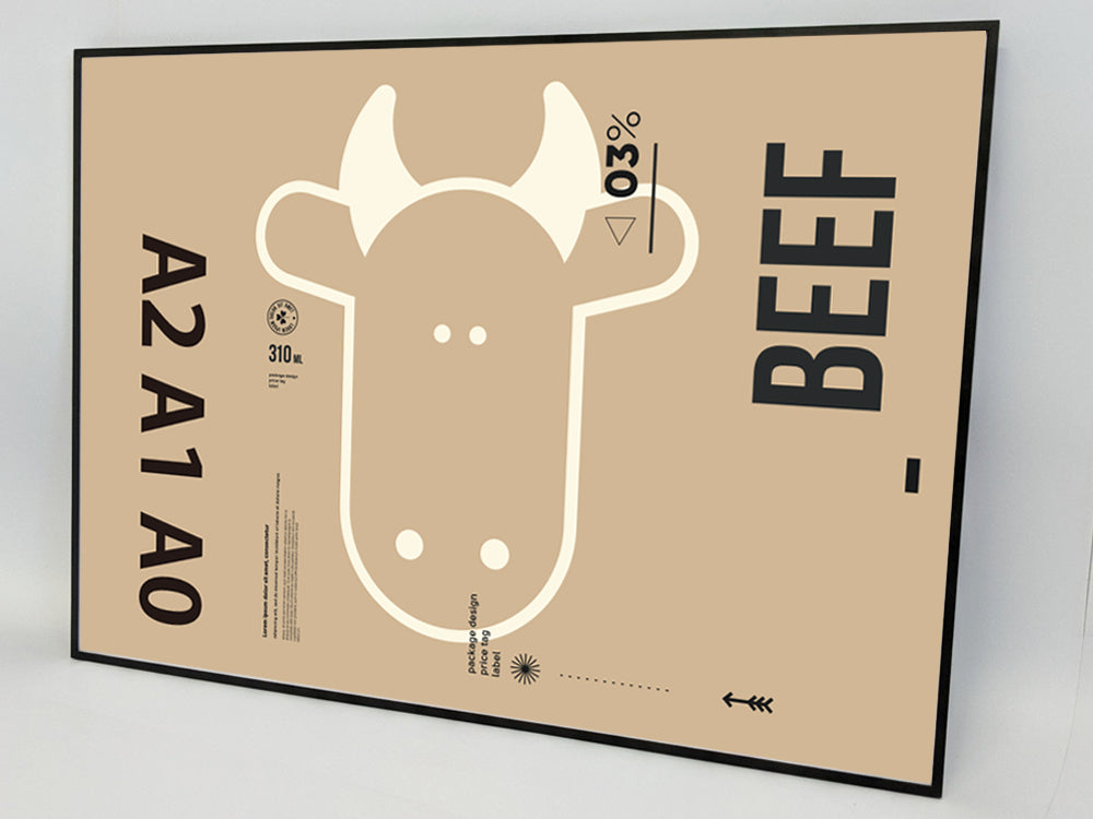 ポスターフレーム ブラック 黒フチタイプ – Hotdogger