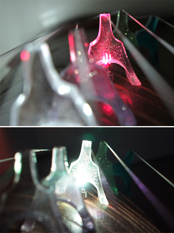 透明琴柱・LED琴柱｜ほうがくのわ