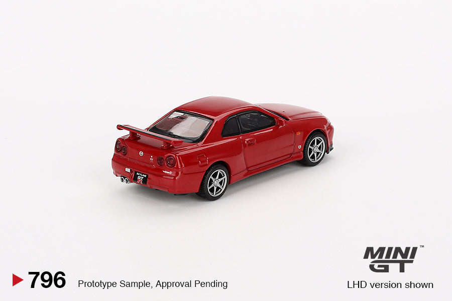 Mini GT 1:64 Nissan Skyline GT-R (R34) V-Spec Active Red MGT00796