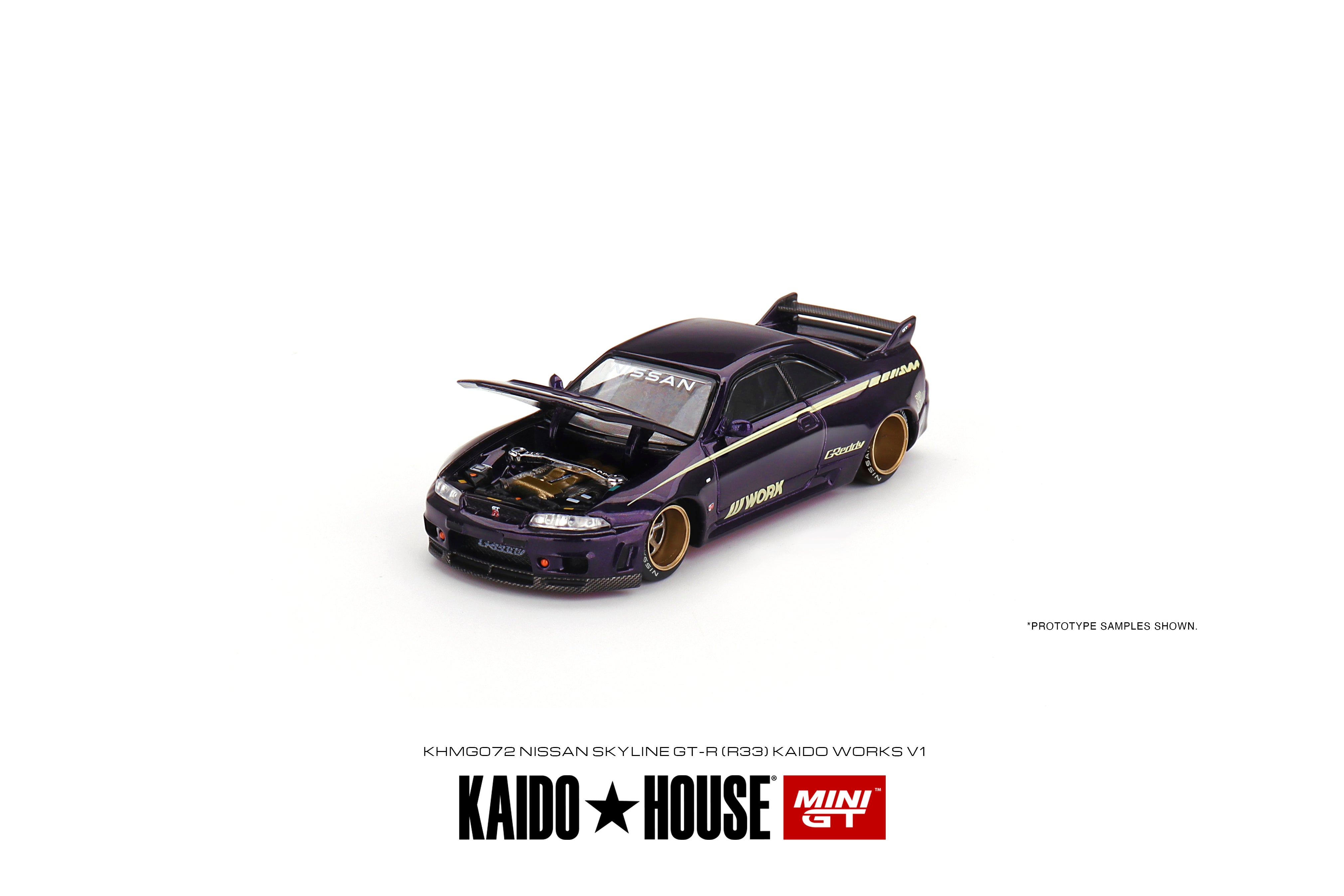 Kaido House + Mini GT 1:64 Nissan Skyline GTR (R33) Kaido Works V1