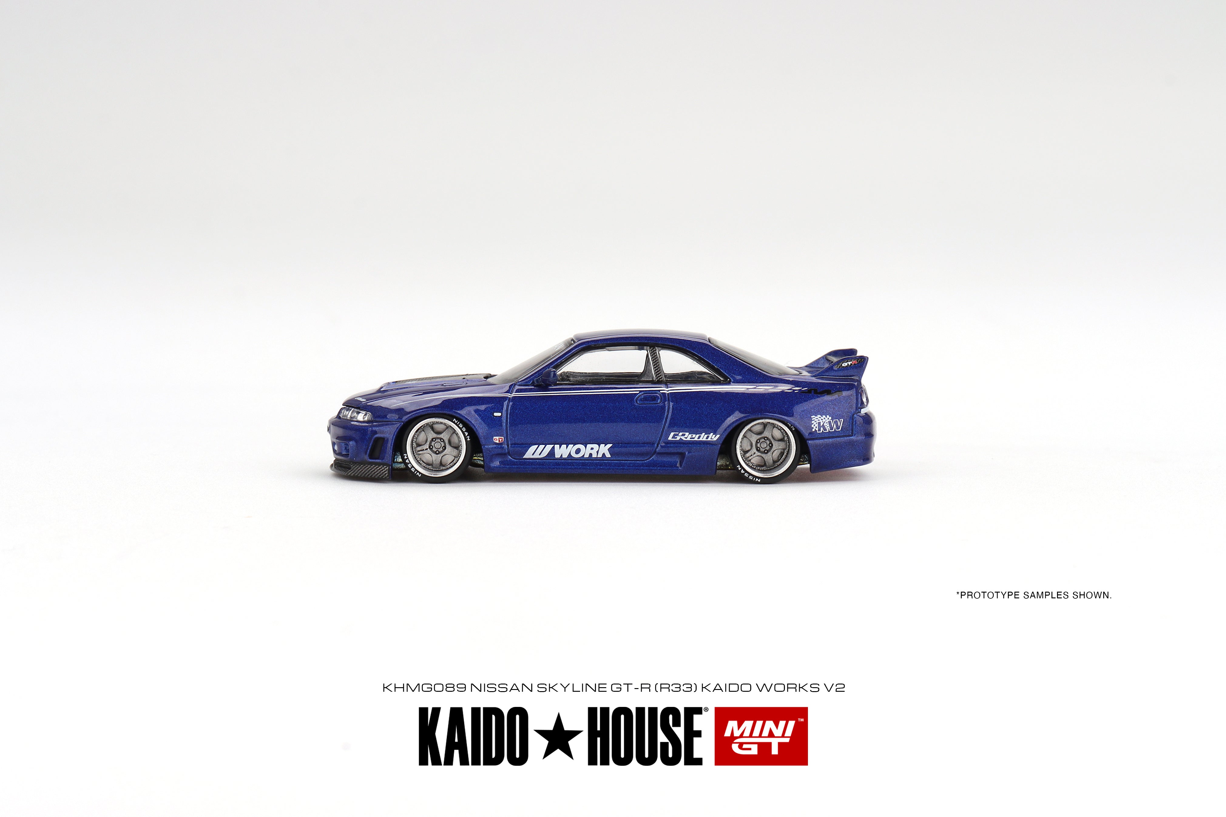 Kaido House + Mini GT 1:64 Nissan Skyline GT-R (R33) Kaido Works
