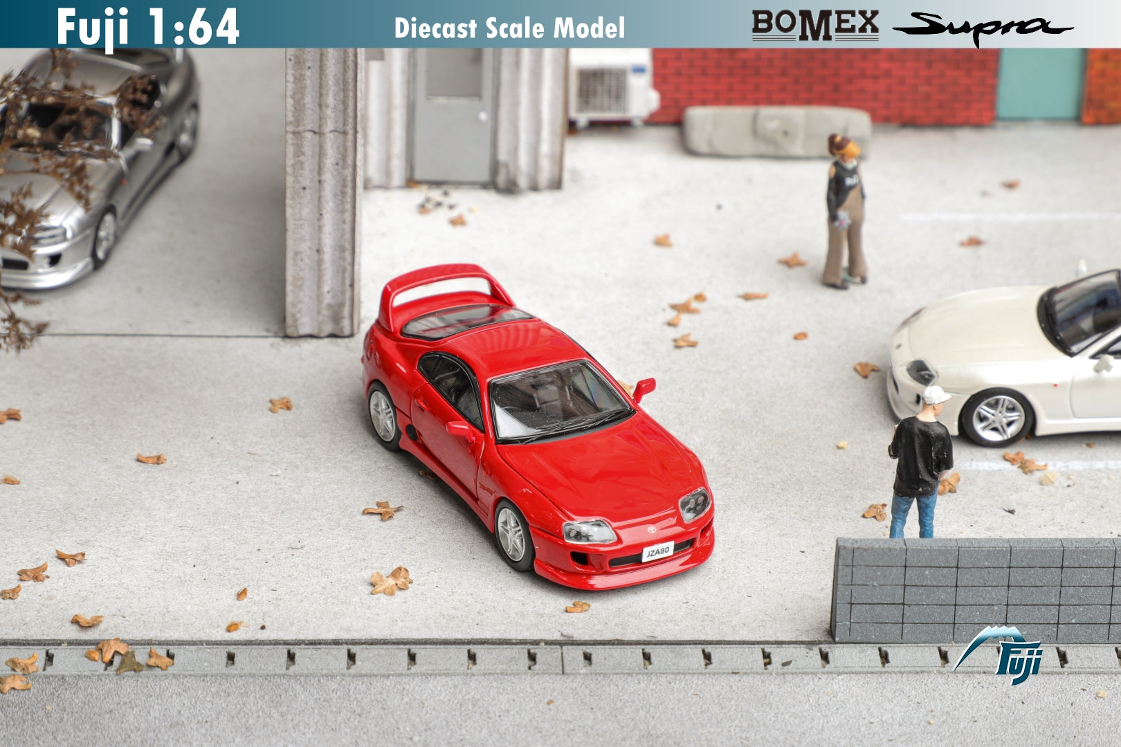 Fuji 1:64 Toyota Supra RZ Mk4 A80 (JZA80) Bomex V1 Red – Horizon